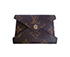 Monogram Kirigami Card Holder, front view